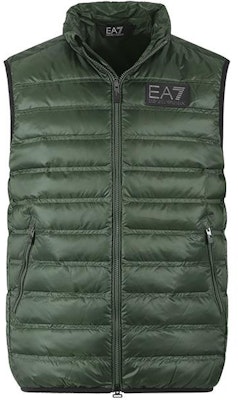 EMPORIO ARMANI EA7 无袖羽绒马甲 军绿色 SS24 标志印花 6RPQ02-PN5ZZ-1845 Order EMPORIO ARMANI EA7 无袖羽绒马甲 军绿色 SS24 标志印花 6RPQ02-PN5ZZ-1845