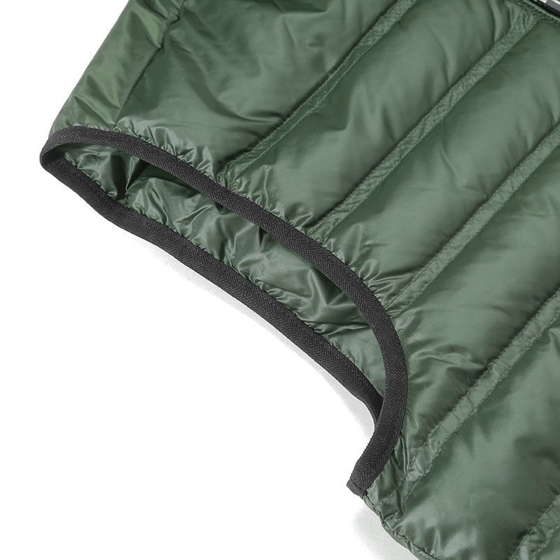 Cheap EMPORIO ARMANI EA7 无袖羽绒马甲 军绿色 SS24 标志印花 6RPQ02-PN5ZZ-1845