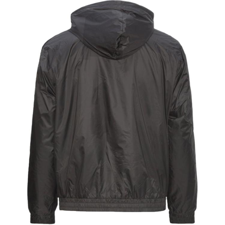 Lookbook Emporio Armani EA7 Slim-Fit Zip Hoodie Jaket Hitam 3DPB16-PN5ZZ-0200