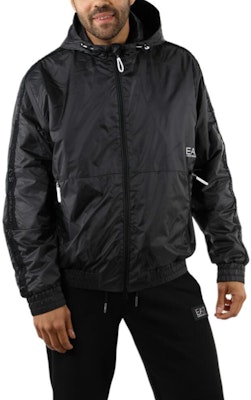 Emporio Armani EA7 Slim-Fit Zip Hoodie Jaket Hitam 3DPB16-PN5ZZ-0200 Sizing Emporio Armani EA7 Slim-Fit Zip Hoodie Jaket Hitam 3DPB16-PN5ZZ-0200