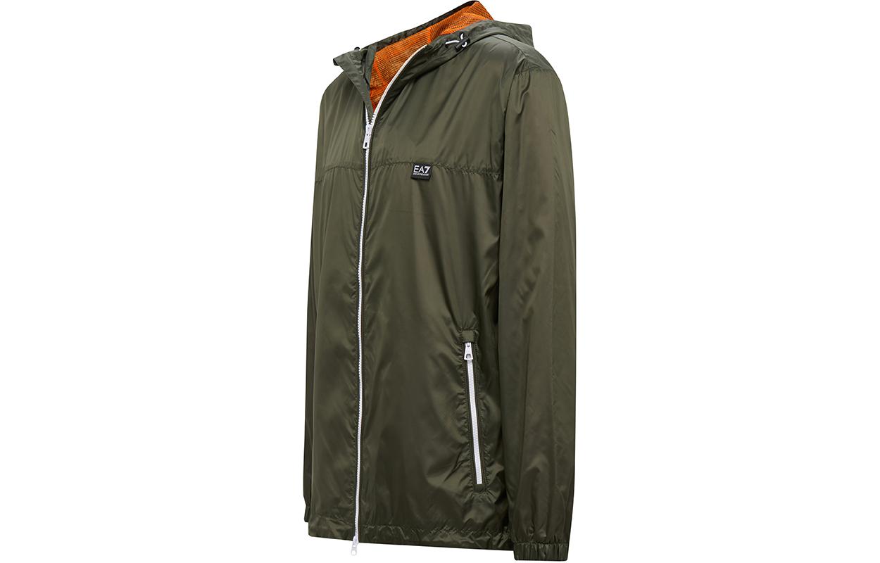 EMPORIO ARMANI EA7  Slim Fit Hoodie Jacket with Back Logo Army Green 3DPB17-PN5ZZ-1846 圖 4