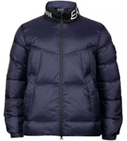 EMPORIO ARMANI EA7 Solid Logo Zip-Up Down Jacket 6RPB33-PNEOZ-1554 EMPORIO ARMANI EA7 Solid Logo Zip-Up Down Jacket 6RPB33-PNEOZ-1554