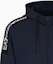 Lookbook エンポリオ アルマーニ EA7 ジップフーディー ネイビーブルー ロゴデザイン入り. 6DPM12-PJOGZ-1562