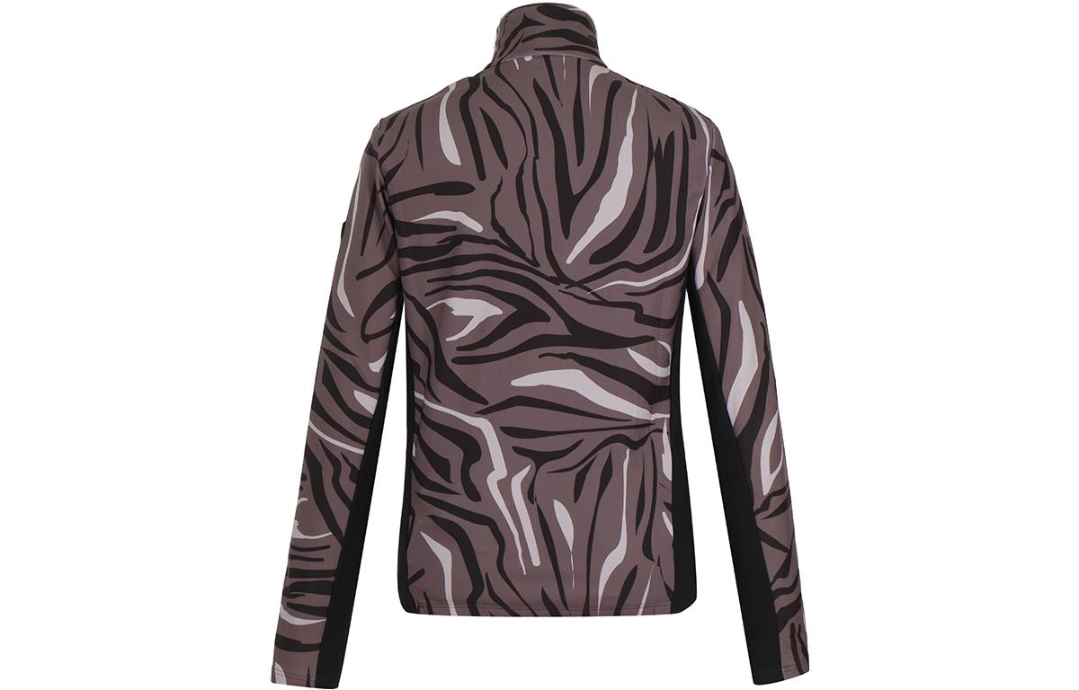 Lookbook Emporio Armani EA7 Jaket Lelaki Coklat Corak Abstrak Zip-Up 6XPMB8-PJ35Z-1200