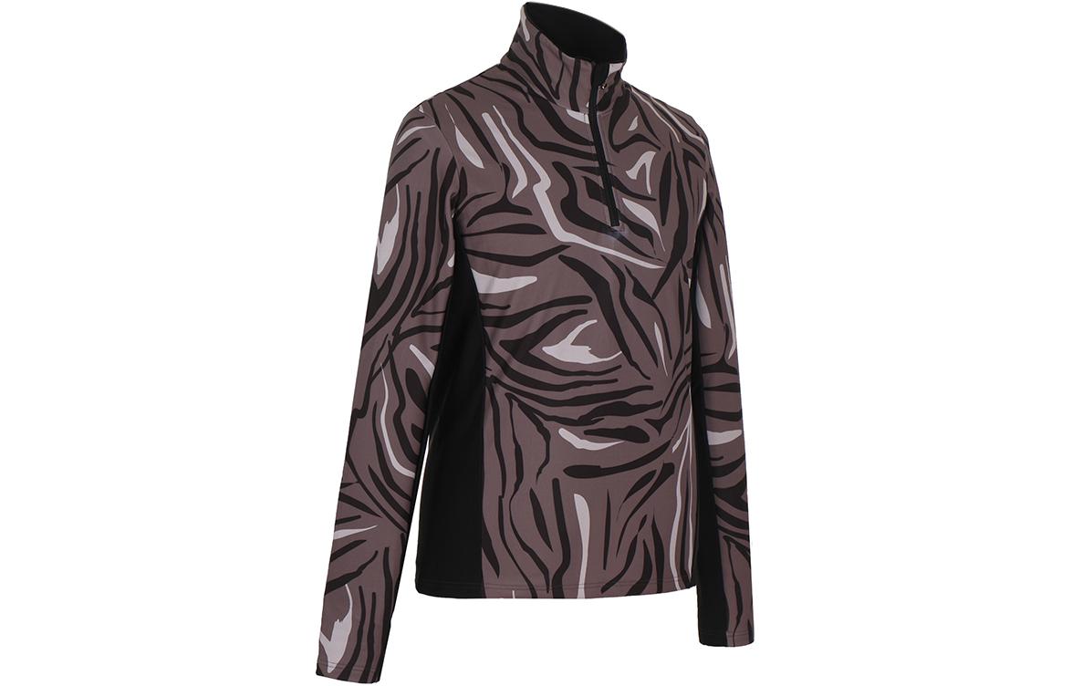 Shop Emporio Armani EA7 Jaket Lelaki Coklat Corak Abstrak Zip-Up 6XPMB8-PJ35Z-1200