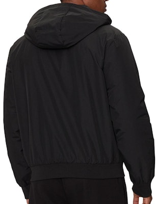 EMPORIO ARMANI EA7 Jaket Hitam Berhud Zip Kapas dengan Cetakan Logo. 8NPB21-PNFZZ-0208 Purchase EMPORIO ARMANI EA7 Jaket Hitam Berhud Zip Kapas dengan Cetakan Logo. 8NPB21-PNFZZ-0208