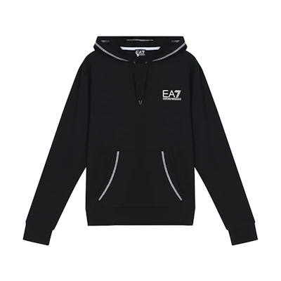 Emporio Armani EA7 Black Cotton Hoodie 4A231-274454-00020