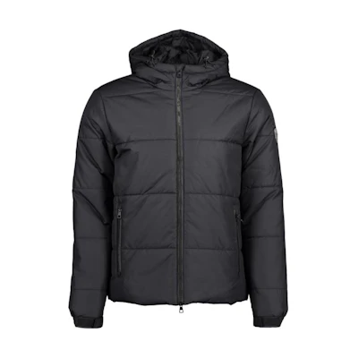 Emporio Armani EA7 Black Cotton Hoodie Jacket with Logo 6GPB49-PNU8Z-1955