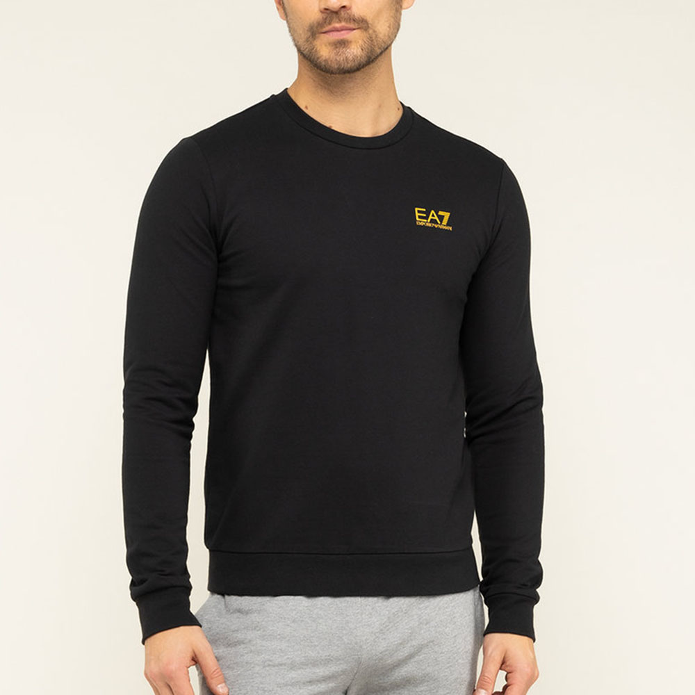 Details for Emporio Armani EA7 黑色圓領休閒長袖運動衫 8NPM52-PJ05Z-0208