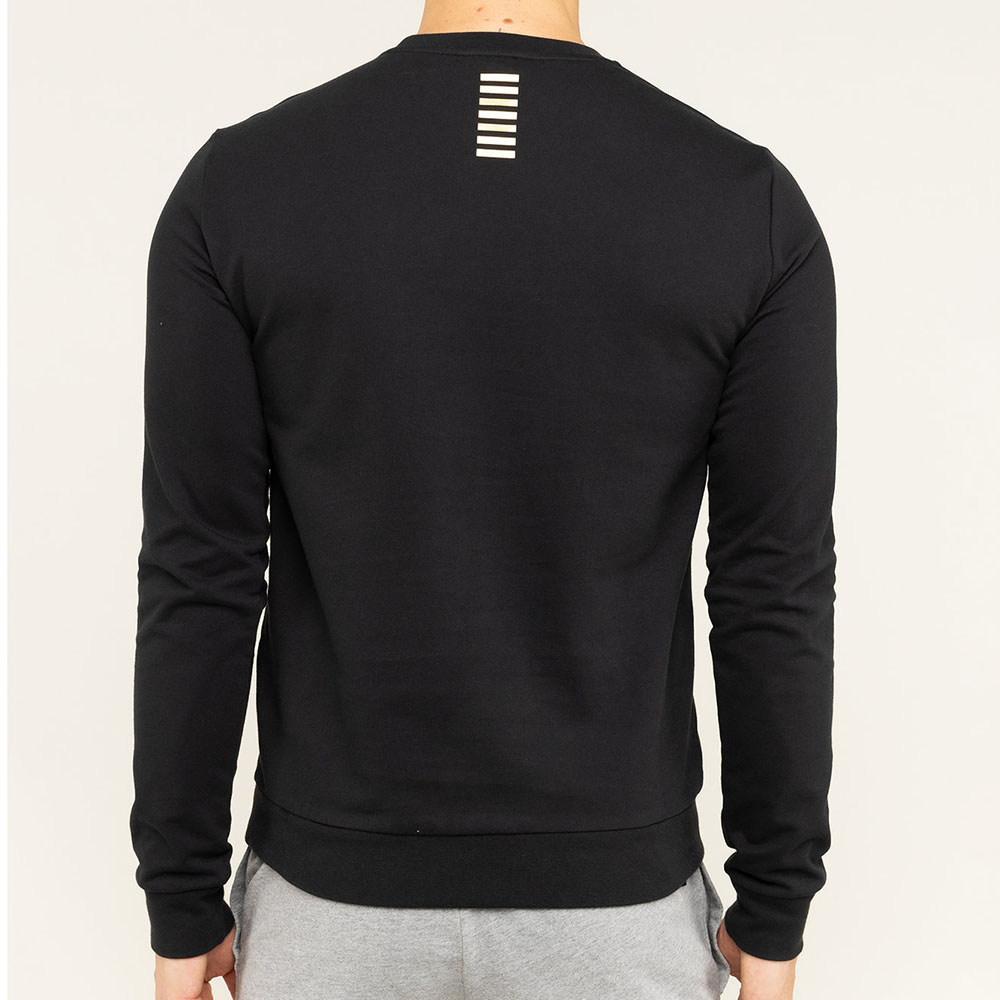 Sizing Emporio Armani EA7 黑色圓領休閒長袖運動衫 8NPM52-PJ05Z-0208