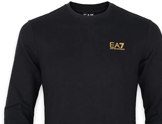 Emporio Armani EA7 黑色圓領休閒長袖運動衫 8NPM52-PJ05Z-0208 Cheap Emporio Armani EA7 黑色圓領休閒長袖運動衫 8NPM52-PJ05Z-0208