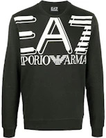 Emporio Armani EA7 Black Crewneck Sweatshirt with Letter-Number Print 3HPM27-PJ05Z-1200 Emporio Armani EA7 Black Crewneck Sweatshirt with Letter-Number Print 3HPM27-PJ05Z-1200