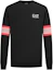 Buy Emporio Armani EA7 黑色條紋字母印花圓領運動衫 6RPM56-PJ07Z-1200