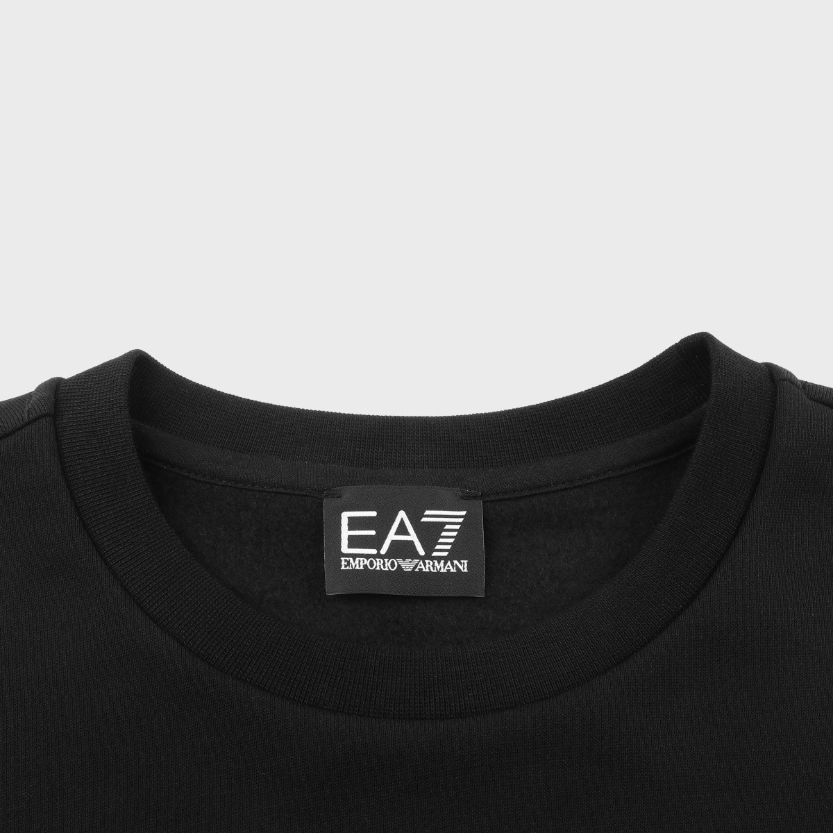 Purchase Emporio Armani EA7 黑色條紋字母印花圓領運動衫 6RPM56-PJ07Z-1200