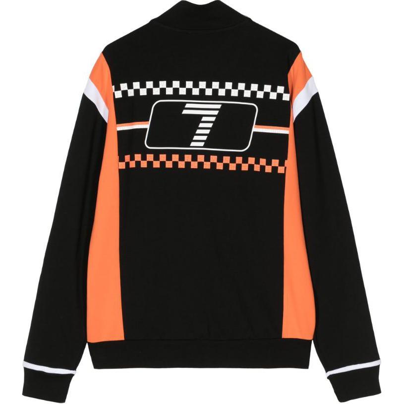 Emporio Armani EA7 Black Digital Print Zipper High Neck Jacket 3DPM22-PJLIZ-1200 圖 3