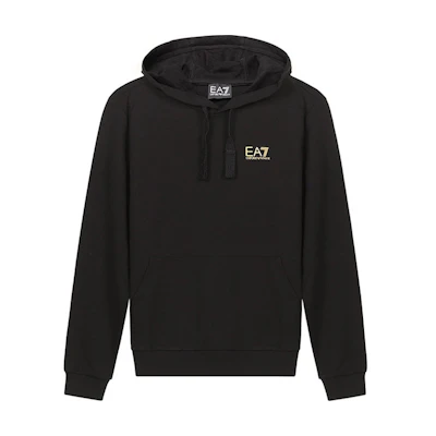 Emporio Armani EA7 Black Drawstring Logo Long Sleeve Sweatshirt 8NPM04-PJ05Z-0208
