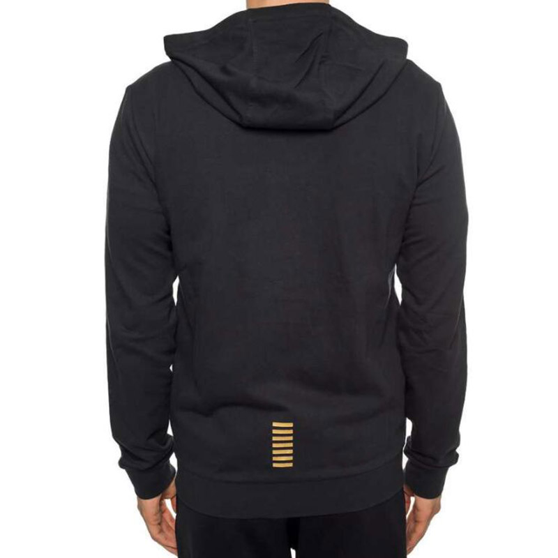 Purchase 安普里奥阿玛尼EA7黑色抽绳logo长袖卫衣 8NPM04-PJ05Z-0208