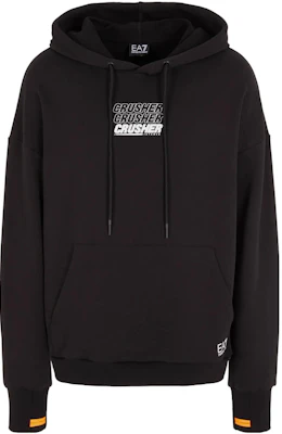 Emporio Armani EA7 黑色字母印花抽繩衛衣 6RPM44-PJSAZ-1200 Lookbook Emporio Armani EA7 黑色字母印花抽繩衛衣 6RPM44-PJSAZ-1200