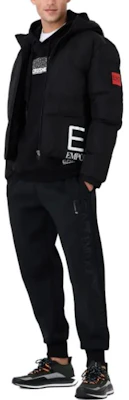 Emporio Armani EA7 黑色字母印花抽繩衛衣 6RPM44-PJSAZ-1200 Details for Emporio Armani EA7 黑色字母印花抽繩衛衣 6RPM44-PJSAZ-1200