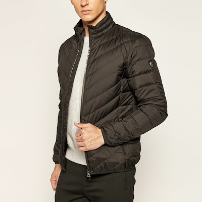 Emporio Armani EA7 Black Fitted Down Jacket 8NPB06-PNE1Z-1200 Details for Emporio Armani EA7 Black Fitted Down Jacket 8NPB06-PNE1Z-1200
