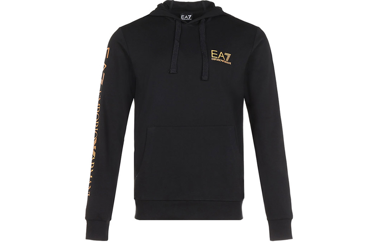 Order Emporio Armani EA7 黑金標誌印花長袖上衣 6HPM18-PJ05Z-1203