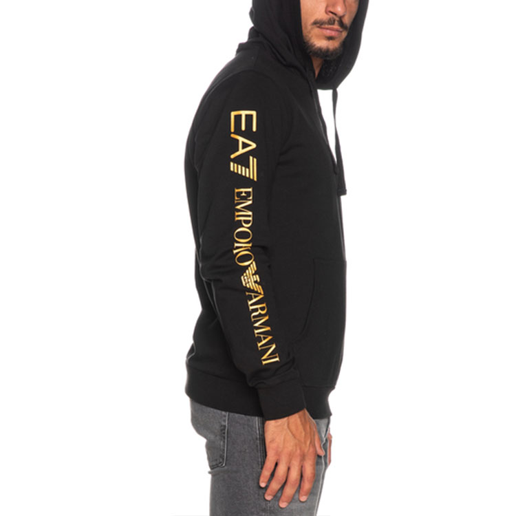 Sizing Emporio Armani EA7 黑金標誌印花長袖上衣 6HPM18-PJ05Z-1203