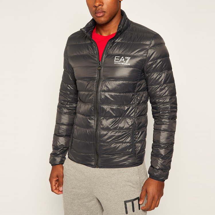 EMPORIO ARMANI EA7 Black Grey Slim Fit Lightweight Down Jacket 8NPB01-PN29Z-1994 圖 5