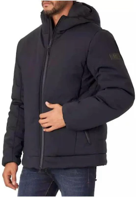 Emporio Armani EA7 Black Hooded Full-Zip Jacket 6GPB27-PNR2Z-0208 Buy Emporio Armani EA7 Black Hooded Full-Zip Jacket 6GPB27-PNR2Z-0208