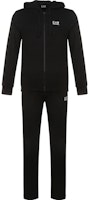 Emporio Armani EA7 Black Hooded Logo Tracksuit For Men 8NPV50-PJ05Z-1200 Emporio Armani EA7 Black Hooded Logo Tracksuit For Men 8NPV50-PJ05Z-1200