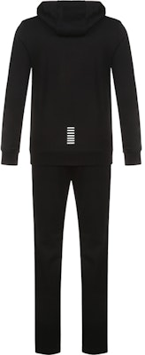 Emporio Armani EA7 Black Hooded Logo Tracksuit For Men 8NPV50-PJ05Z-1200 Lookbook Emporio Armani EA7 Black Hooded Logo Tracksuit For Men 8NPV50-PJ05Z-1200