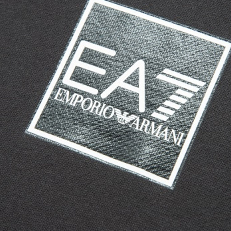 Details for Emporio Armani EA7 黑色連帽印字衛衣 SS22 3LPM51-PJEQZ-1200