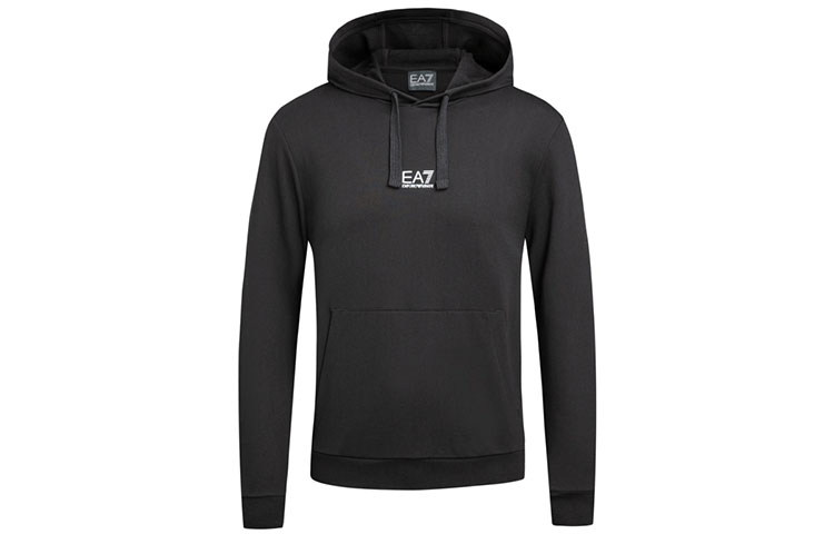 Emporio Armani EA7 Black Hoodie 3KPM36-PJ05Z-1200
