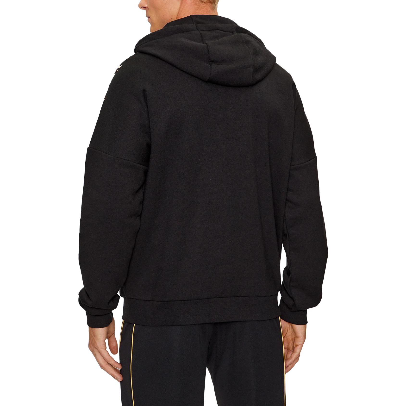 Emporio Armani EA7 Black Hoodie Jacket with Letter Print 6RPM24-PJHLZ-0208 圖 5