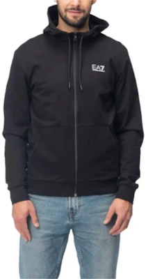 Emporio Armani EA7 黑色連帽外套附字母印花與拉鍊 6RPM53-PJ05Z-0200 Purchase Emporio Armani EA7 黑色連帽外套附字母印花與拉鍊 6RPM53-PJ05Z-0200