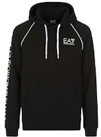 Emporio Armani EA7 Black Hoodie with Logo Design 6KPM74-PJ07Z-1200 Emporio Armani EA7 Black Hoodie with Logo Design 6KPM74-PJ07Z-1200