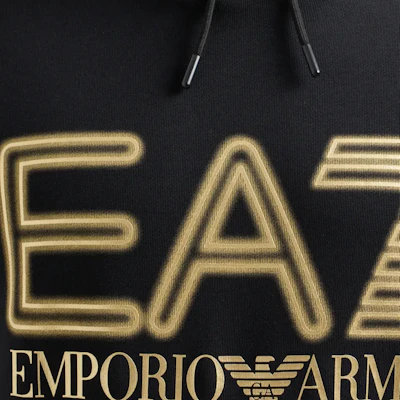 Emporio Armani EA7 Hoodie Hitam dengan Logo - Baju Sejuk Lengan Panjang 3DPM64-PJSHZ-0208 Details for Emporio Armani EA7 Hoodie Hitam dengan Logo - Baju Sejuk Lengan Panjang 3DPM64-PJSHZ-0208
