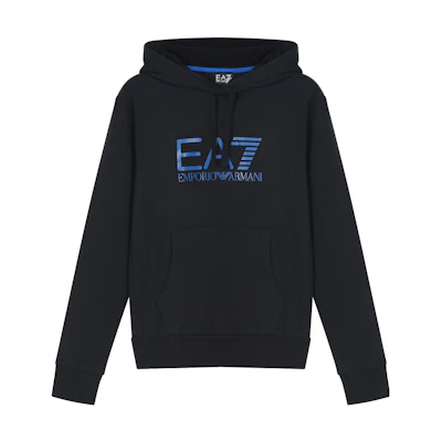 Emporio Armani EA7 Black Hoodie with Logo Print 4A259-274603-00020