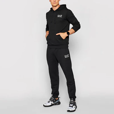 Emporio Armani EA7 Hoodie Hitam dengan Cetakan Lengan - Musim Bunga/Luruh 8NPM18-PJ05Z-0203 Shop Emporio Armani EA7 Hoodie Hitam dengan Cetakan Lengan - Musim Bunga/Luruh 8NPM18-PJ05Z-0203