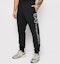 Purchase EMPORIO ARMANI EA7 Black Jogger Sweatpants with Alphanumeric Print 8NPPB5-PJ07Z-0204