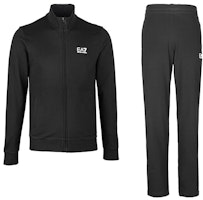 EMPORIO ARMANI EA7 Black Letter Print Zip Tracksuit 8NPV52-PJ05Z-C1200 EMPORIO ARMANI EA7 Black Letter Print Zip Tracksuit 8NPV52-PJ05Z-C1200