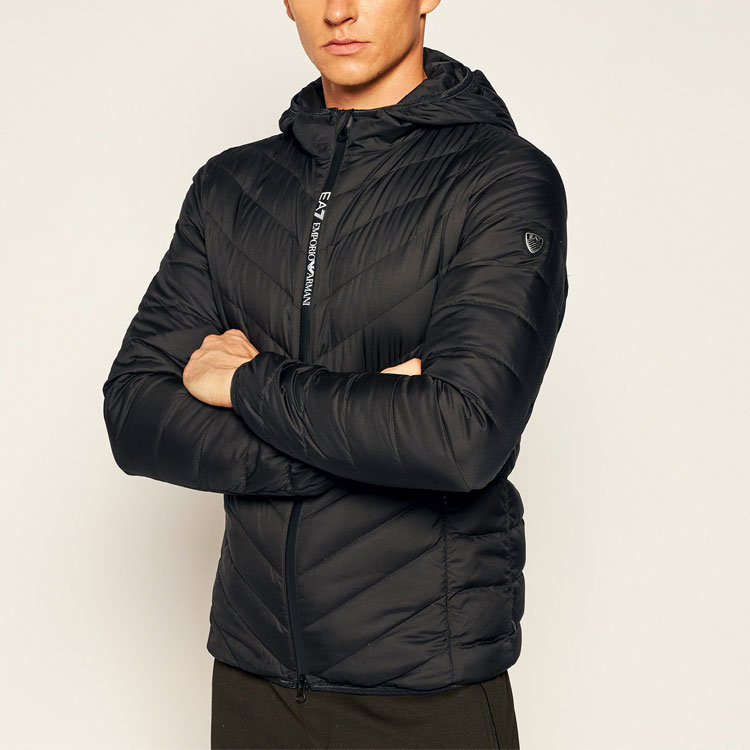 Emporio Armani EA7 Black Light Down Jacket with Hoodie FW20 8NPB07-PNE1Z-1200 圖 7