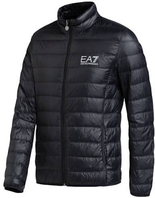 Emporio Armani EA7 Black Lightweight Logo Puffer Jacket 8NPB01-PN29Z-1200 Shop Emporio Armani EA7 Black Lightweight Logo Puffer Jacket 8NPB01-PN29Z-1200