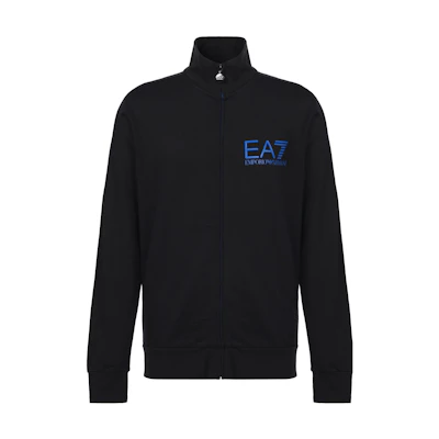 Emporio Armani EA7 Black Logo Casual Zip-Up Sports Jacket 274601-4A231-00020