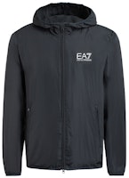 Emporio Armani EA7 Black Logo Embroidered Casual Jacket 8NPB04-PNN7Z-1200 Emporio Armani EA7 Black Logo Embroidered Casual Jacket 8NPB04-PNN7Z-1200