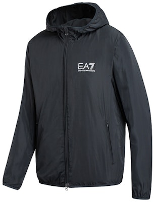 Emporio Armani EA7 Black Logo Embroidered Casual Jacket 8NPB04-PNN7Z-1200 Shop Emporio Armani EA7 Black Logo Embroidered Casual Jacket 8NPB04-PNN7Z-1200