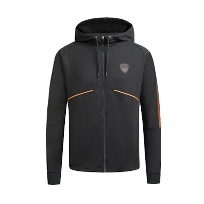 Emporio Armani EA7 Black Logo Hoodie Jacket 6KPM99-PJBLZ-1200