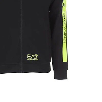 Emporio Armani EA7 Jaket Hitam Logo Print Colorblock Zip-Up Sweatshirt 3KPM28-PJ05Z-1200 Sizing Emporio Armani EA7 Jaket Hitam Logo Print Colorblock Zip-Up Sweatshirt 3KPM28-PJ05Z-1200