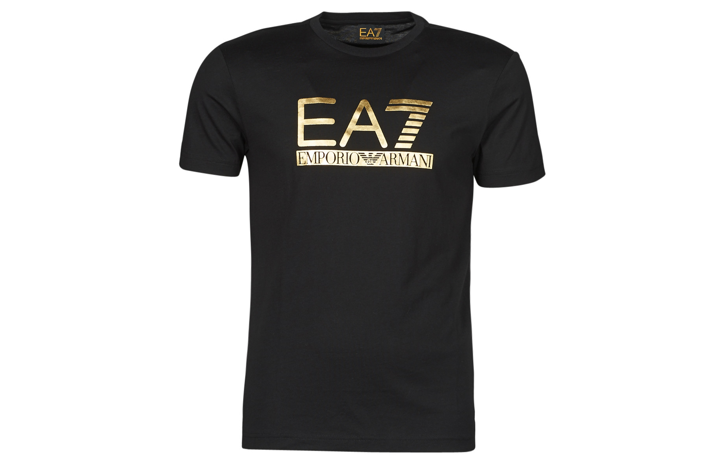 Order エンポリオアルマーニ EA7 ブラック ロゴ クルーネック 半袖 Tシャツ. 3KPT87-PJM9Z-1200