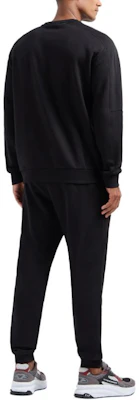 Emporio Armani EA7 黑色印花長袖圓領運動衫套裝 6DPV64-PJVTZ-1200 Shop Emporio Armani EA7 黑色印花長袖圓領運動衫套裝 6DPV64-PJVTZ-1200