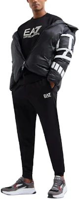 Emporio Armani EA7 黑色印花長袖圓領運動衫套裝 6DPV64-PJVTZ-1200 Purchase Emporio Armani EA7 黑色印花長袖圓領運動衫套裝 6DPV64-PJVTZ-1200